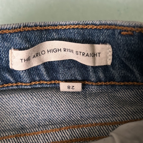 Aritiza Denin Forum arlo jeans with raw hem - Picture 2 of 5